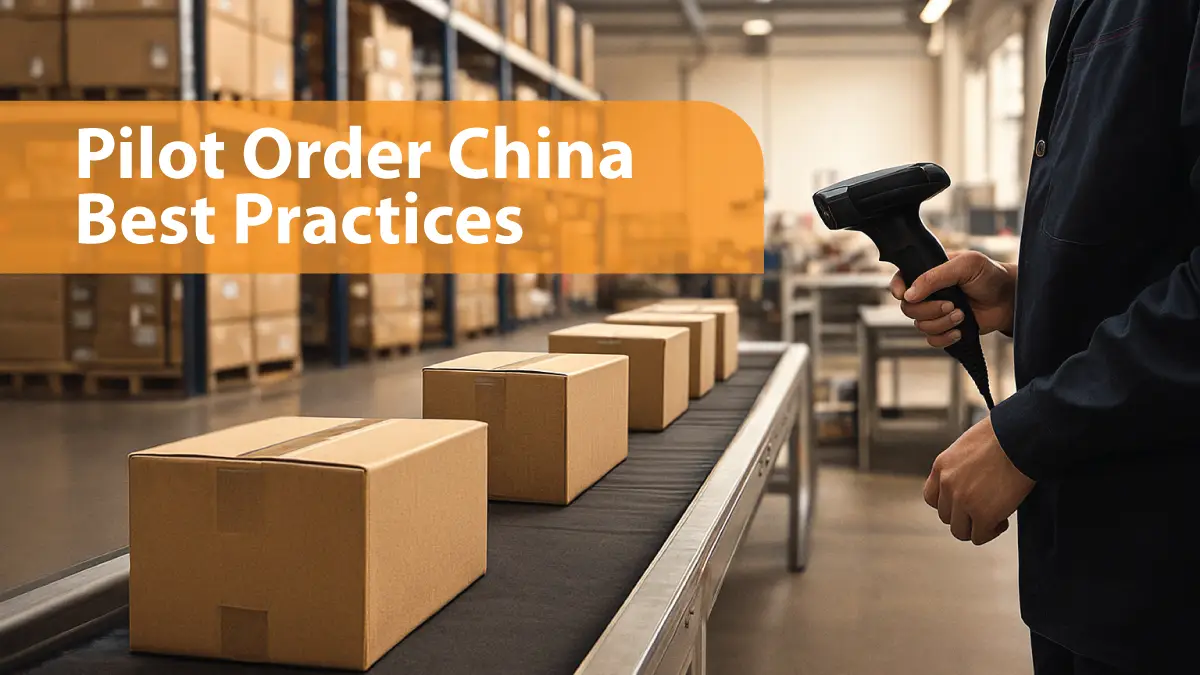 Pilot order China supply chain rehearsal overview